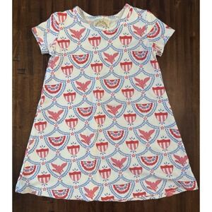 The Beaufort Bonnet Company Polly Play Dress Size 4T "American Swag"
